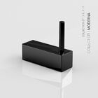 Kit De Acessórios Para Banheiro Preto Fosco 5 Peças 2080 Troia