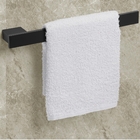 Kit De Acessórios Para Banheiro Preto Fosco Master 4 Peças