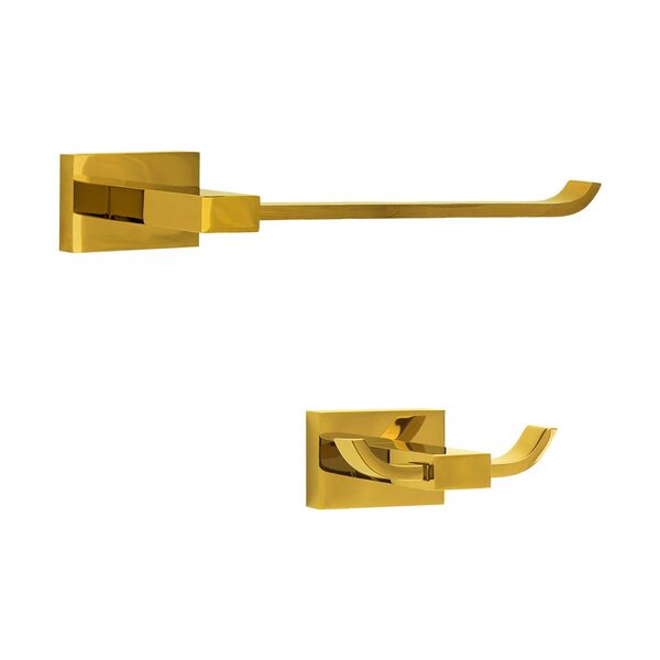 Kit De Acessórios Para Lavabo (mondrian Dourado)