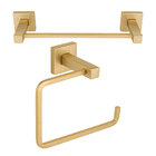 Kit De Acessórios Para Lavabo Top (ducon Square Dourado Fosco)