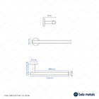 Kit De Acessórios Para Lavabo Top (tarsila Grafite Fosco)
