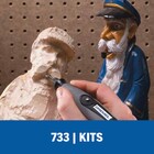 Kit de Acessórios para Madeira de Lixar e Furar Dremel 733 20 Peças