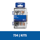 Kit de Acessórios para Metal de Gravar, Esmerilhar e Limpar Dremel 734 16 Peças