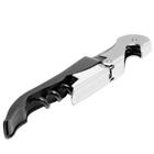 Kit De Acessórios Para Vinho 4 Peças Lyor Em Aço Inox Preto P