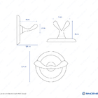 Kit De Acessórios Retrô Para Banheiro (Goya Dourado)