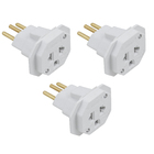 Kit de Adaptador 1 tomada  Branco Lexman