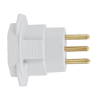 Kit de Adaptador 1 tomada  Branco Lexman