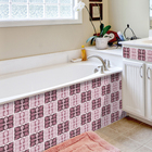 Kit de Adesivos Azulejo Jasmine Rosa 15x15cm 25 peças