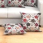 Kit De Almofada Bege Floral Florence 2 Unidades 60cm X 60cm G