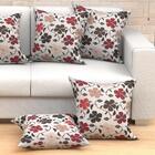 Kit De Almofada Bege Floral Florence 2 Unidades 60cm X 60cm G