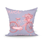 Kit De Almofada Para Quarto Estampada Rosê 3 Unidades + Almof