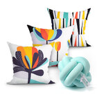 Kit De Almofada Para Sala Decorativa 3 Unidades 45cm X 45cm C