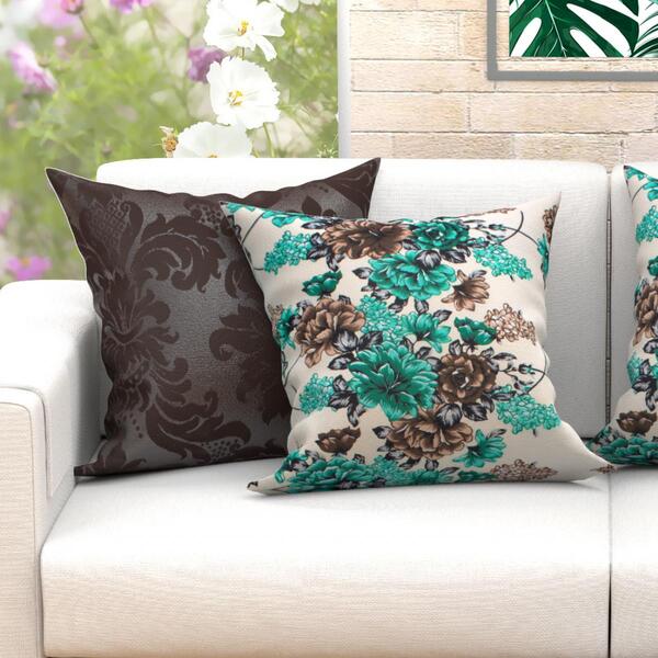 Kit De Almofada Para Sala Estampada Decorativa 2 Unidades 60c