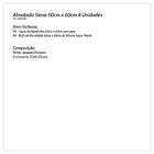 Kit De Almofada Para Sala Floral Siena Grande 4 Unidades 60cm