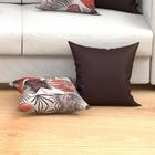 Kit De Almofada Para Sofá Estampada Tabaco 4 Unidades 45cm X