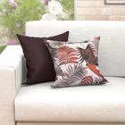 Kit De Almofada Para Sofá Estampada Tabaco 4 Unidades 45cm X