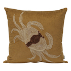 Kit De Almofadas Bordadas Náuticas 50x50 Veludo Com Enchimento