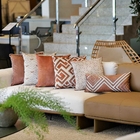 Kit De Almofadas Decorativas Geométricas Terracota 50x50 Velu