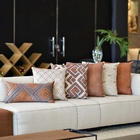 Kit De Almofadas Decorativas Terracota E Azul 50x50 Veludo Co