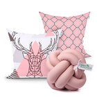 Kit De Almofadas Para Sala Decorativas Rosê 2 Unidades 45cm X