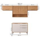 Kit De Armario Aereo E Balcão De 120 Cm E 2 Aereo De 80 Cm