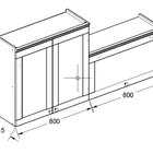 Kit De Armários Aéreos Para Área De Serviço 100% Mdf Acquafle