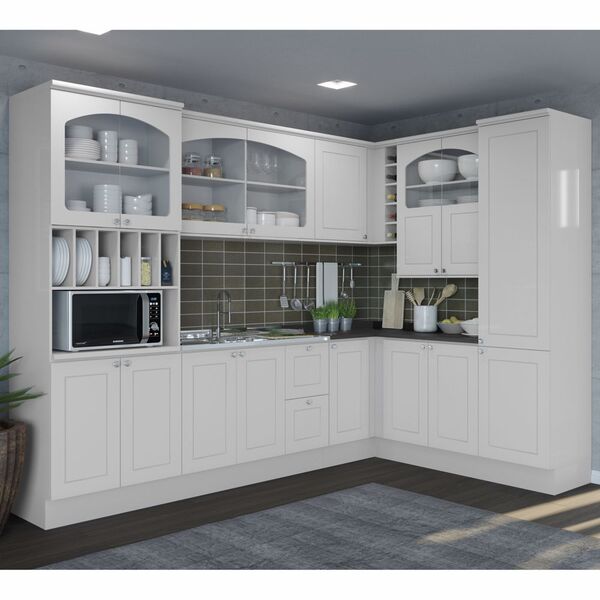 Kit De Armários De Cozinha Colonial 10 Peças 2 98x1 89m Cb396