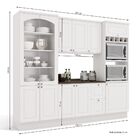 Kit De Armários De Cozinha Colonial 5 Peças 2 70m Cb425 Prove