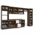 Kit De Armários De Cozinha Colonial 9 Peças 4 00m Cb443 Prove