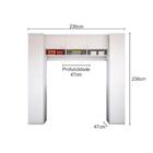 Kit De Armários Multiuso Lavanderia 05 Portas Branco Phoenix