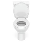 Kit De Bacia Com Caixa Acoplada E Assento Azálea Celite Branco