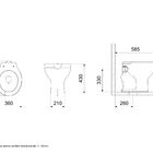 Kit De Bacia Convencional Assento Pp Com Abertura Frontal E C
