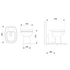 Kit De Bacia Convencional Assento Pp Com Queda Amortecida E C