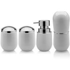 Kit De Bancada Banheiro Porta Escovas Sabonete Algodão - Bran