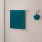 Kit de Banheiro Cromado 4 Peças Metal Inox Suporte Parede Ret