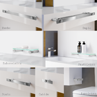 Kit De Banheiro E Prateleira Aço Inox 6 Peças 106dx Decaluxo