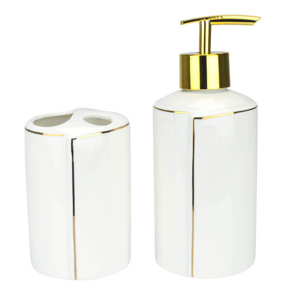 Kit De Banheiro Lavabo Fios Dourados Force Wincy