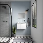 Kit De Banheiro Montado Em Madeira C/ Armário Espelho E Lavat