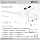 Kit De Banheiro Toalheiro Duplo 5 Peças Luxo Plus 502lp