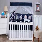 Kit De Berço Sublimado 12 Peças - Astronauta Azul Marinho