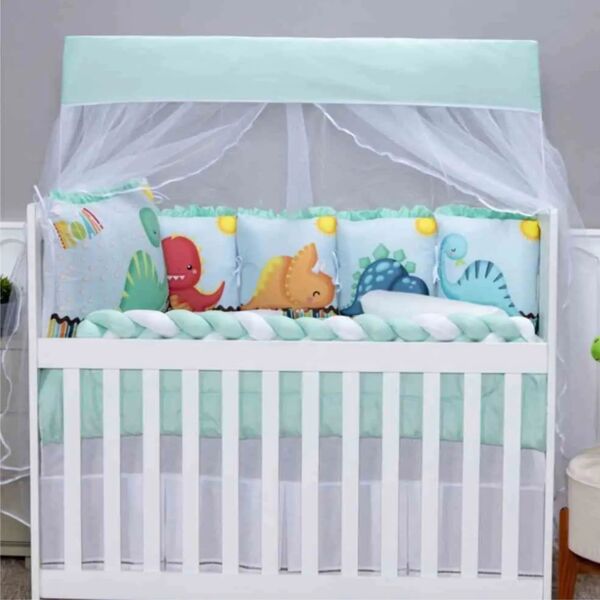 Kit De Berço Sublimado 12 Peças - Roar