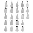 Kit De Bico Para Confeitar Yazi 24 Peças Inox 17788 Yp1724