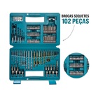 Kit De Bits Brocas Soquetes 102 Peças B-68432 Makita