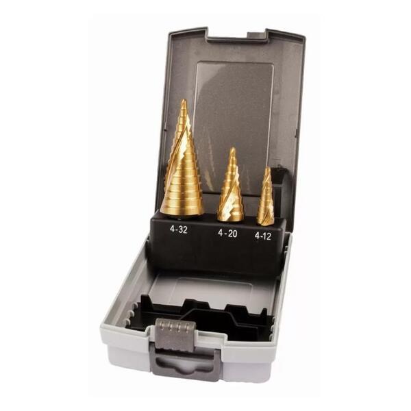 Kit De Brocas Escalonadas Com 3 Peças D-41872 Makita