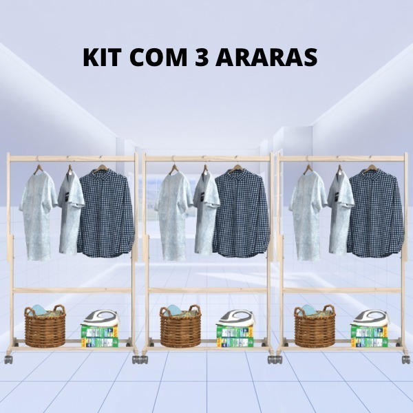 Kit De Cabideiros  Para Loja De Roupas  Decorativa