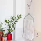 Kit de Cabides Infantil 10 Unidades Veludo Cinza Oikos