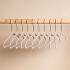 Kit de Cabides Infantil 10 Unidades Veludo Cinza Oikos