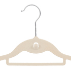 Kit de Cabides para Roupas em Geral 3 Unidades Veludo Oikos