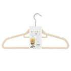 Kit de Cabides para Roupas em Geral 3 Unidades Veludo Oikos