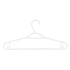 Kit de Cabides para Roupas em Geral 8 Unidades Plástico Dasplast